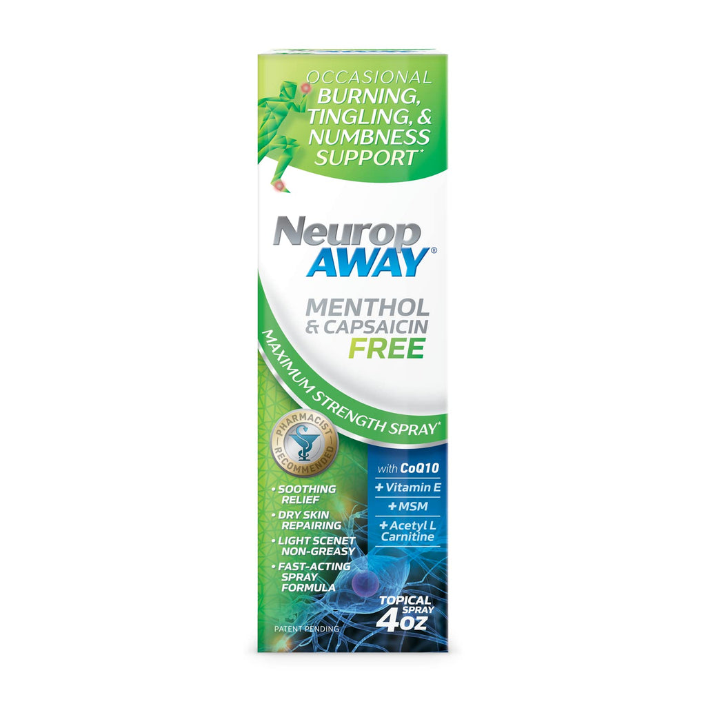 NeuropAWAY VasoCorp Spray with Menthol and Capsaicin Free | 4.0 oz
