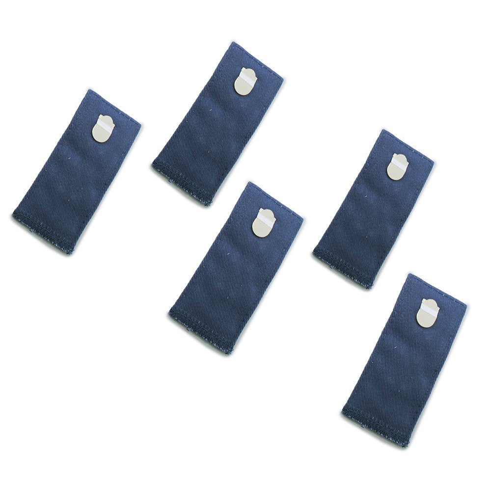 More of Me to Love 25-Pack Adjustable Pant Waistband Extensions - 5 Colors for Instant Comfort
