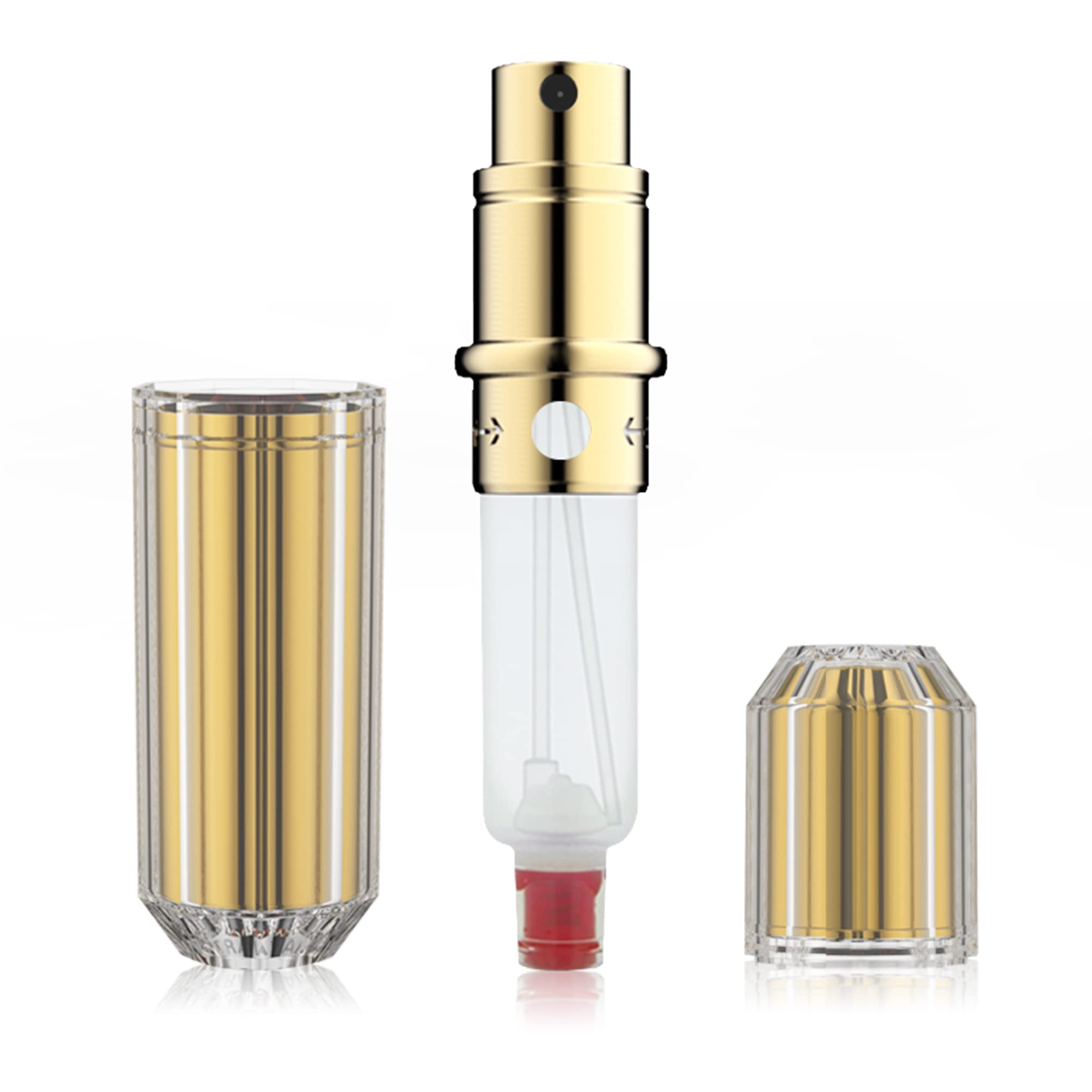 Travalo Bijoux Oval Perfume Atomizer | Travel Refill U-Change System TSA Approved | Reusable Airtight Easy Fill Mini Pump Spraye