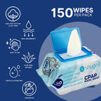 Jumbo Pack CPAP Mask Wipes - Unscented (1-Pack with 150 Wipes/pack)