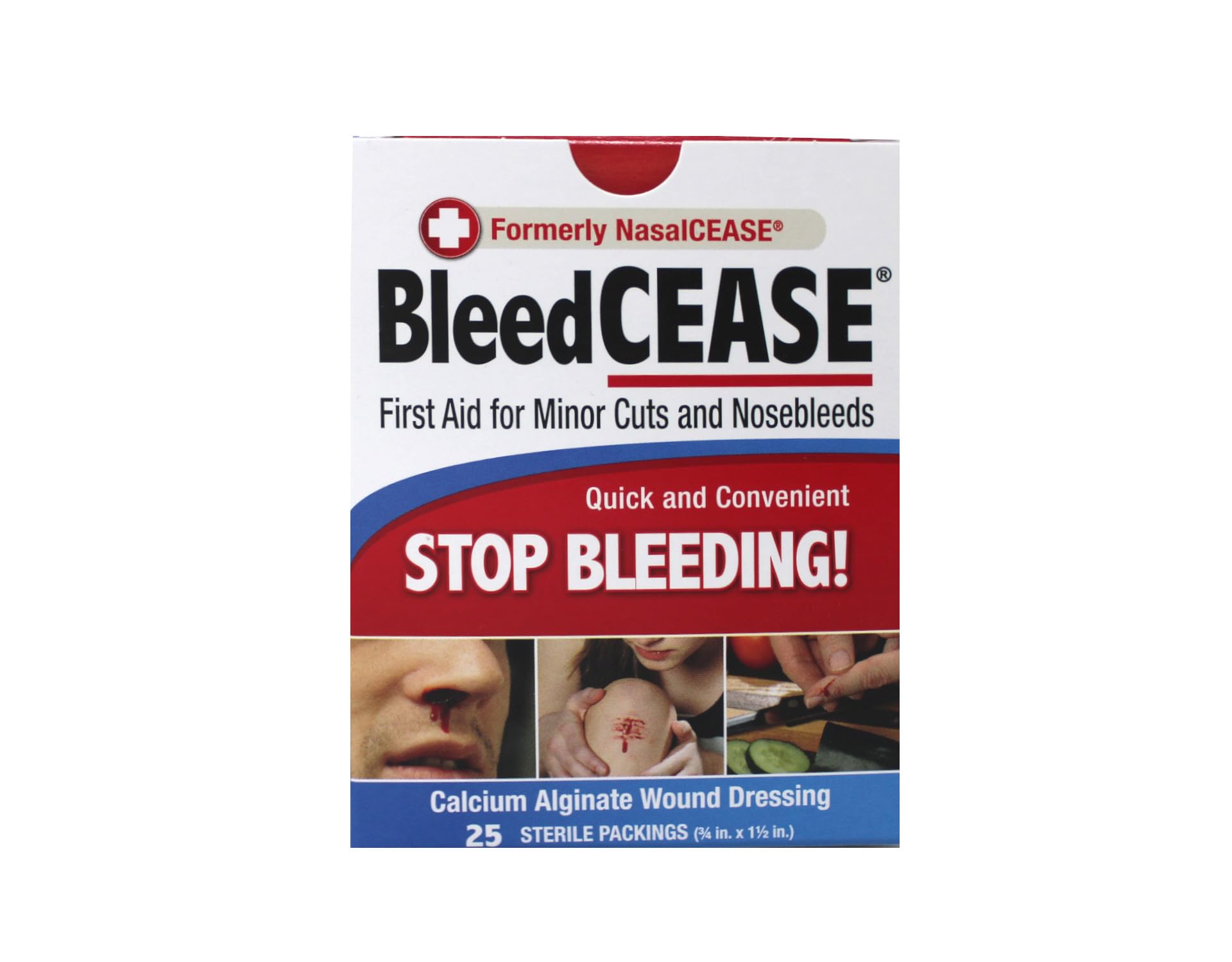 BLEEDCEASE Stop Bleeding STERILE 25 Count 2 Pack