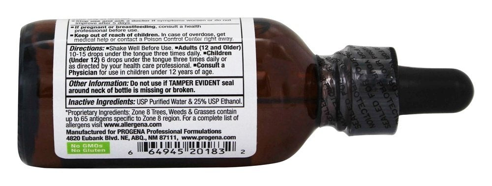 PROGENA Allergena Zone 8 (2 Fl Ounce, Adult)