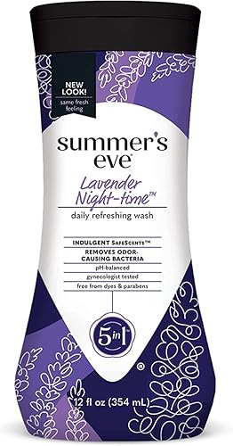 Summers Eve Cleansing Wash | Lavender | 12 Ounce | Pack of 1 | pH-Balanced, Dermatologist & Gynecologist Tested