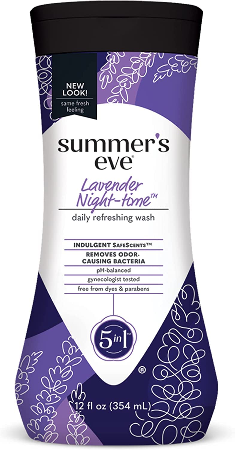 Summers Eve Cleansing Wash | Lavender | 12 Ounce | Pack of 1 | pH-Balanced, Dermatologist & Gynecologist Tested