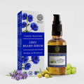 Buddha Natural Grey Beard Serum Oil For White To Black Beard  100% Natural Herbal Formula With Amla, Brahmi & Almond Oil | Bear