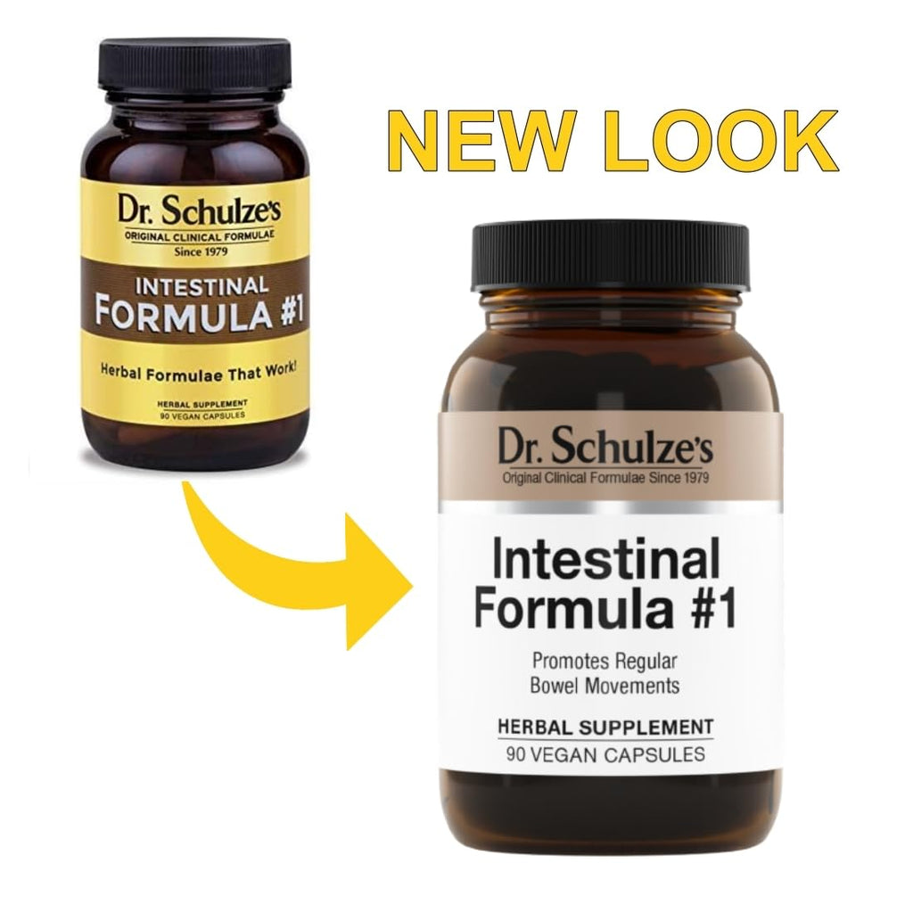 Dr. Schulzes Intestinal Formula #1 Colon Bowel Cleanse, 90 caps, 2 Count