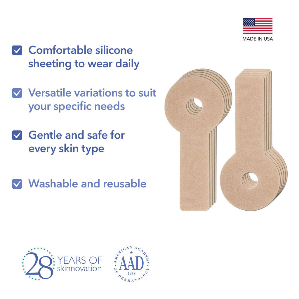 Biodermis Epi-Derm Areopexy Silicone Scar Sheets for Breast Augmentation, Professional Scar Patches in Lollipop Configuration, I