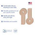 Biodermis Epi-Derm Areopexy Silicone Scar Sheets for Breast Augmentation, Professional Scar Patches in Lollipop Configuration, I