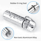 Small Portable Pill Box Keychain (3 Pack), Aluminium Alloy Mini Pill Organizer Case Container for Purse,Waterproof Metal Pill Ho