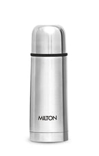 Milton Plain Lid 350 Thermosteel Vacuum Insulated Flask with Jacket 350 ml| 24 Hours Hot and Cold Water Bottle with Plain lid |
