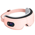 TLINNA Eye Massager with Airbag Kneading,Constant Temperature Hot Compress, Multi-Frequency Vibration and Bluetooth Music (Pink,