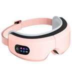 TLINNA Eye Massager with Airbag Kneading,Constant Temperature Hot Compress, Multi-Frequency Vibration and Bluetooth Music (Pink,