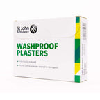 Washproof plasters, assorted sizes, pack of 100, St John Ambulance (Ref F94021)