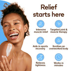 Relief Magnesium Cream Body Butter with Comfrey & Peppermint Essential Oil - Extra Strength Arnica Cream 11,000mg Pure Magnesium