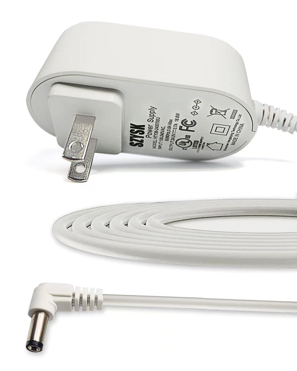 24V 0.7A/0.65A/0.6A/0.5A Diffuser/Humidmifier Power Adapters Cord Compatible with URPOWER doTERRA Young Living Dewdrop Essential