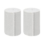 Nexskin 3 Letex Free Bandges - Comfort Elastic Bandage with Single Hook & Loop Closure - White, 2 Pack
