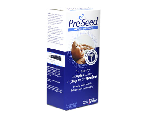Pre-Seed Lubricant Multi-use, 40-gram tube with 9 applicators (Pack of 2)