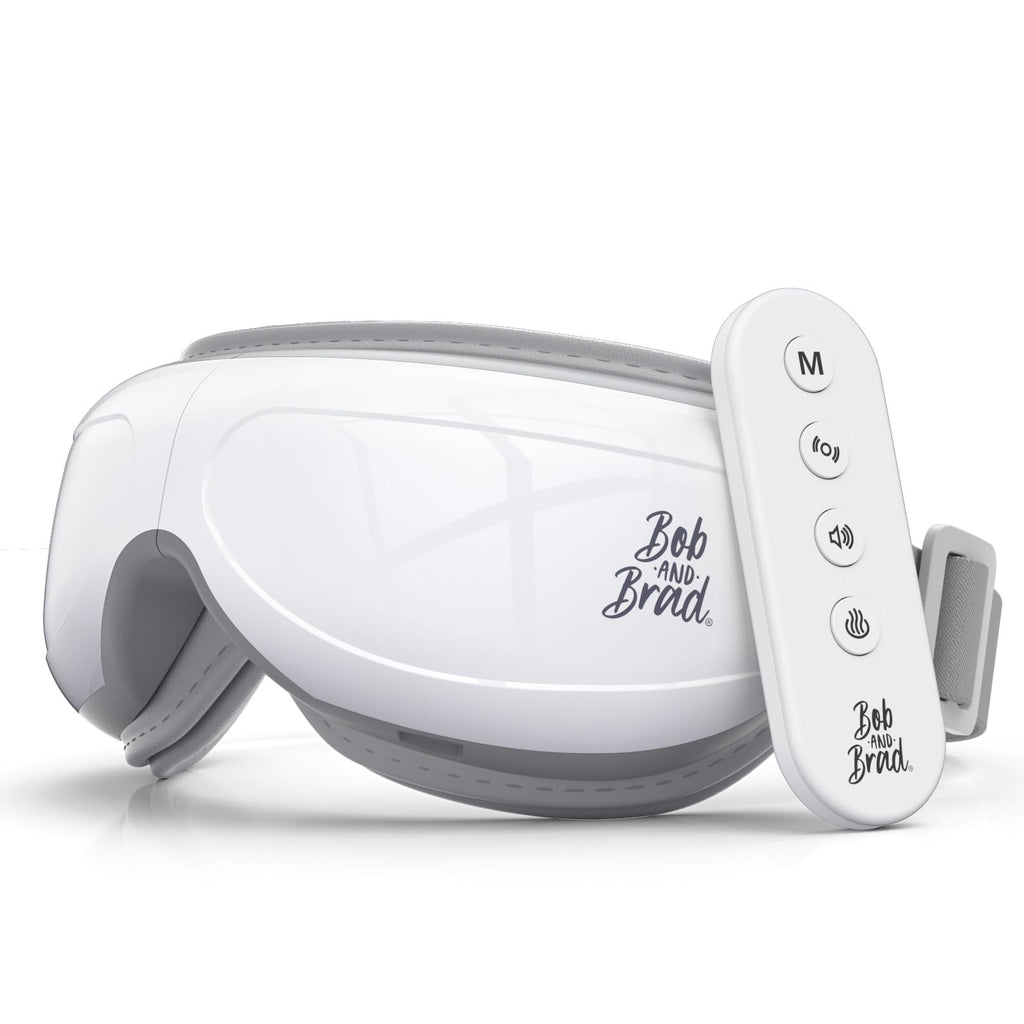 BOB AND BRAD Valentines Day Gifts Eye Massager, EyeOasis 2 Plus - Eye Massager for Migraines with Remote, Heat, Compression, Mus