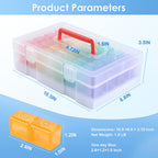 ZRFMIB Monthly Pill Organizer 2 Times a Day, 30 Day Pill Organizer with 32 Daily Pill Box and Travel Case, for Medicine, Vitamin
