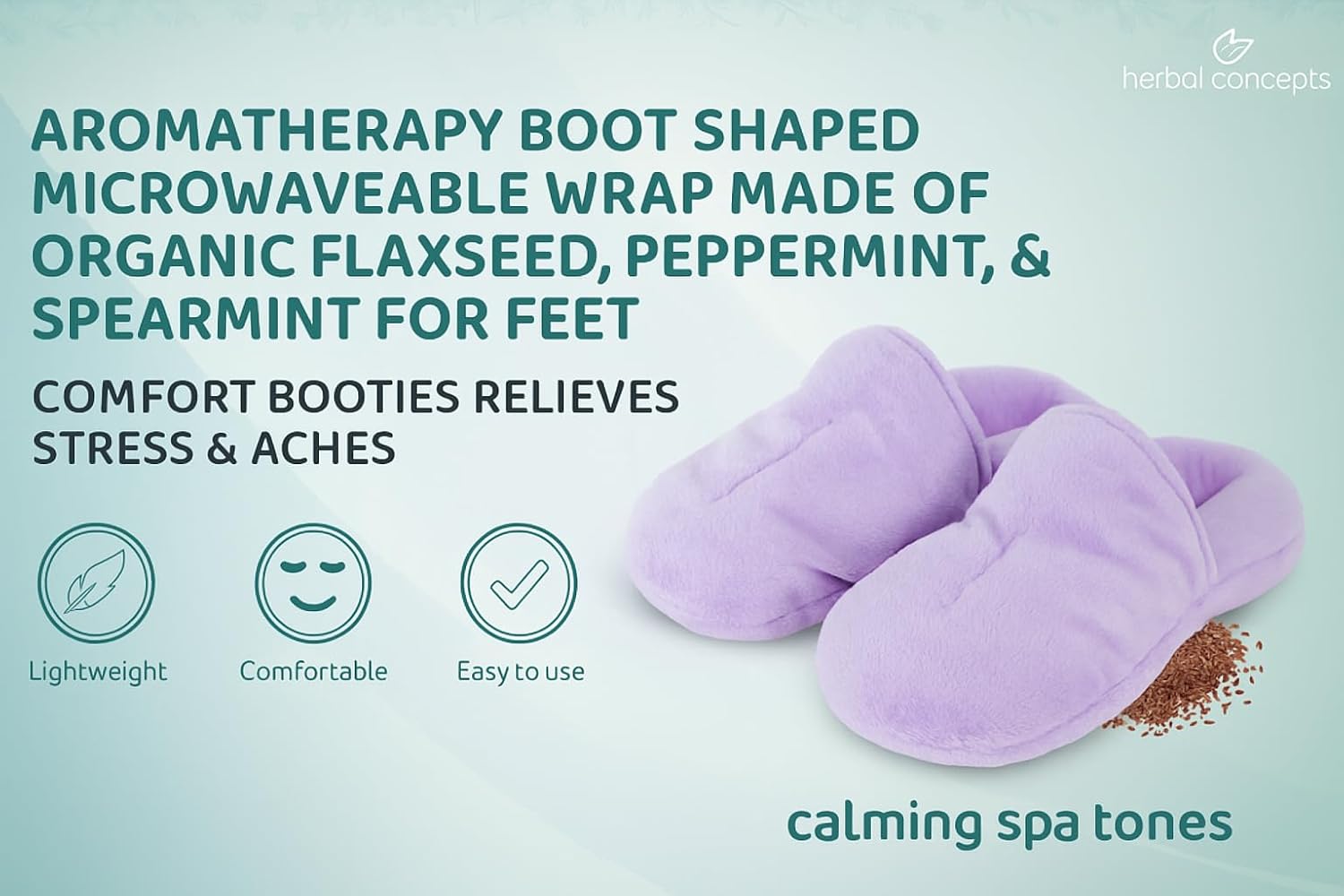 Comfort Slippers Hot/Cold Aromatherapy with 12 Herbs & Essential Oil