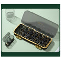Zonlong Weekly Pill Organizer/ Dispensers, 3 Times A Day, 7 Day Large Compartments Travel Pill Container/ Box, Moisture-Proof Me