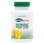 Natures Plus Herbal Actives NutriZAC Mood Food - 300 mg St Johns Wort, 90 Vegan Bi-Layered Tablets - Maximum Potency Natural Moo
