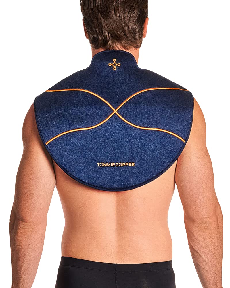 Tommie Copper Infrared Therapy for Neck - Unisex Rechargeable Red Light Therapy Support for Muscle Aches and Pain Associated wit