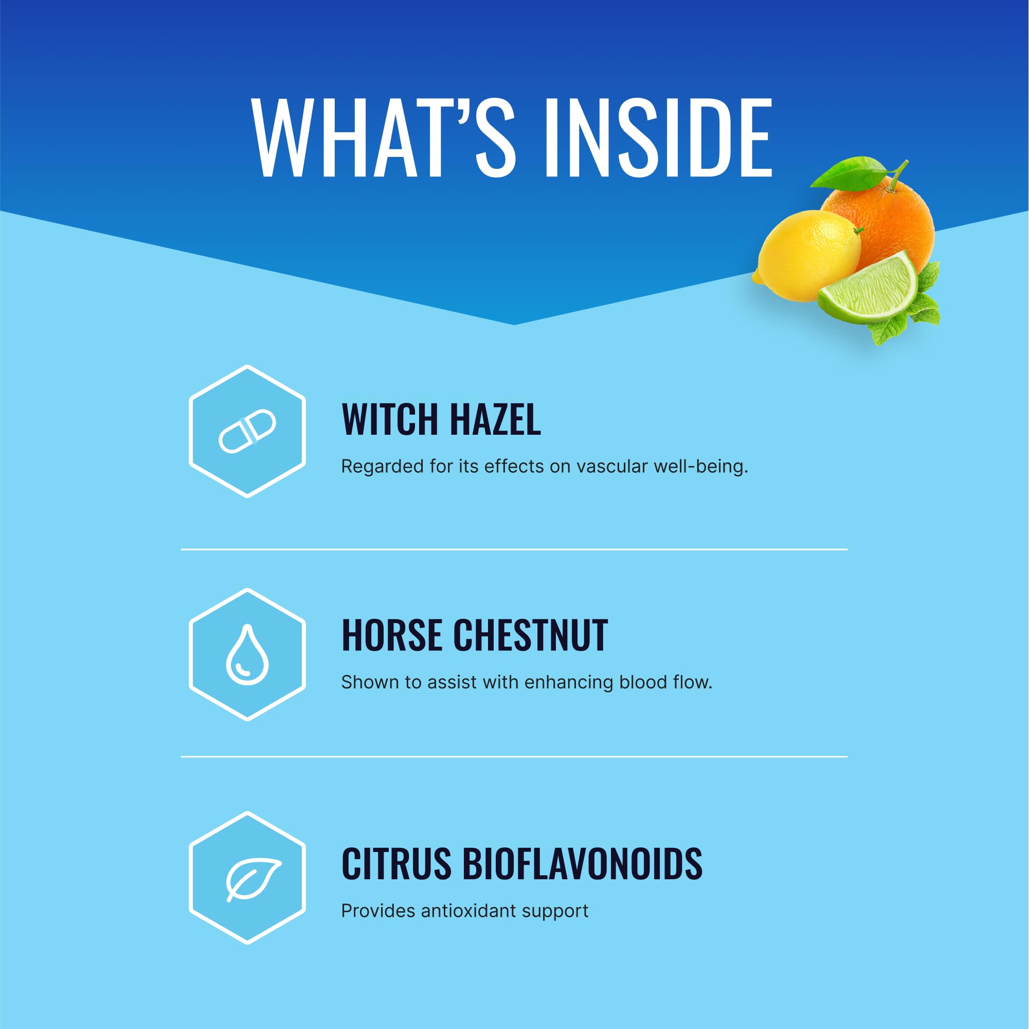 Approved Science Hemovir - Hemorrhoid Support Supplement - Witch Hazel, Horse Chestnut - 45 Capsules - 1 Bottle - Vegan