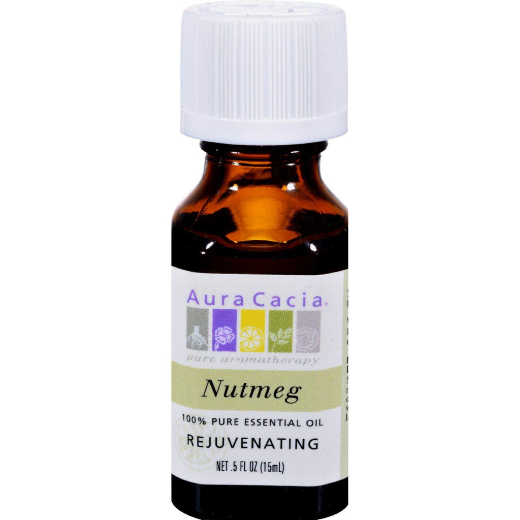AURA CACIA ESSENTIAL OIL,NUTMEG, .5 FZ6