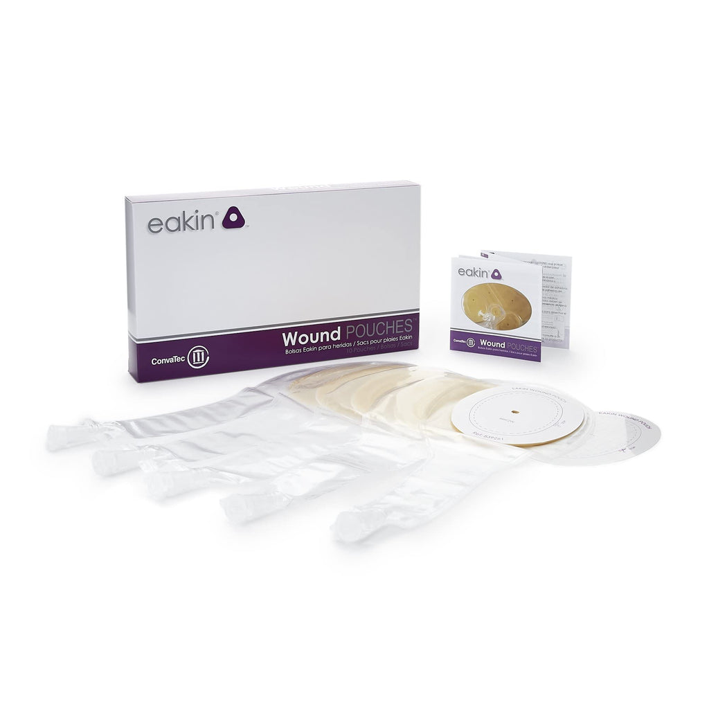 Convatec 839261 Eakin Wound Pouch w/ Remote Drainage Attachment-10/Box