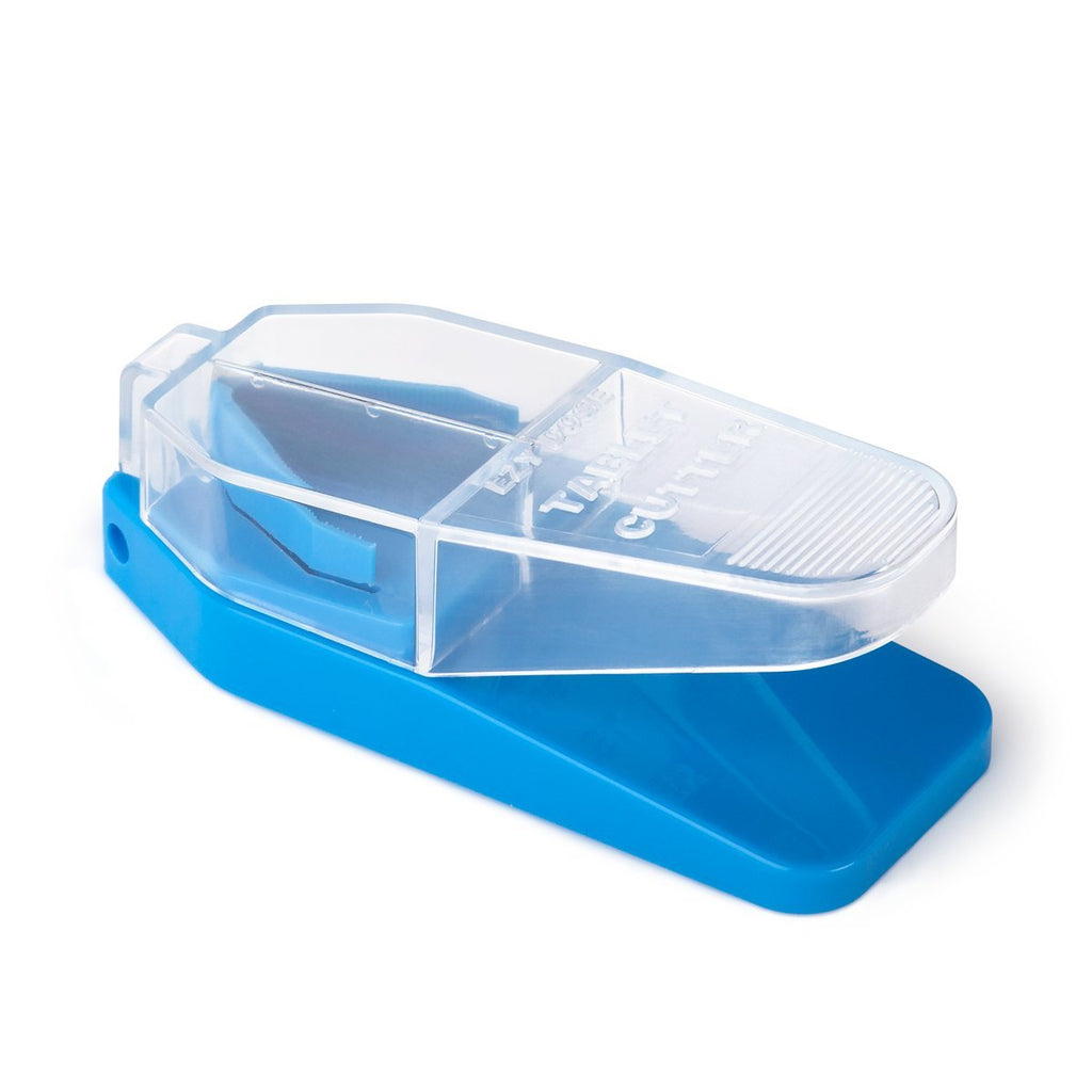 EZY DOSE Pill Cutter and Splitter, Cuts Pills, Vitamins, Tablets, Stainless Steel Blade, Travel Sized, Safely Cut Pills and Vita