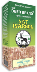 S.B. Deer Brand Sat Isabgol Psyllium Husk Hiran Brand 200G (Pack Of 1)