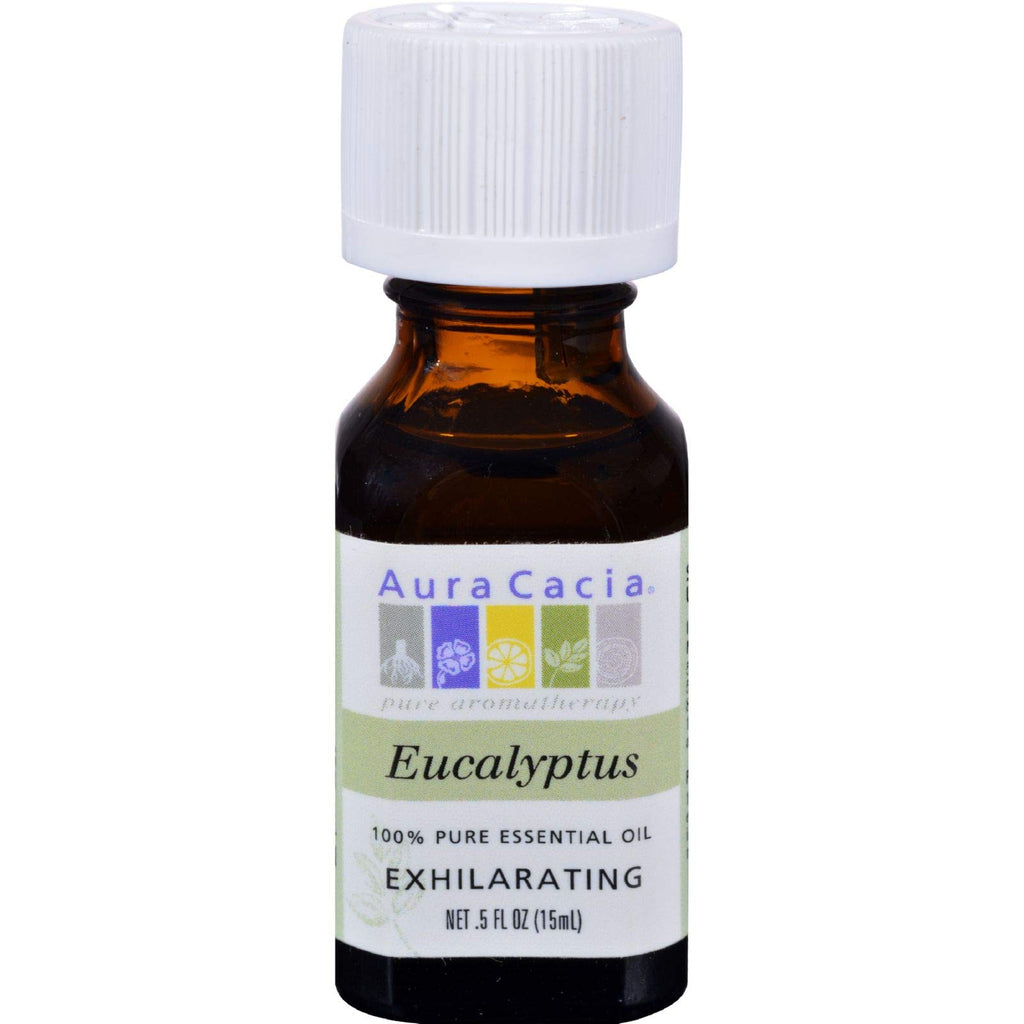AURA CACIA Essential Oil,Eucalyptus, .5 FZ