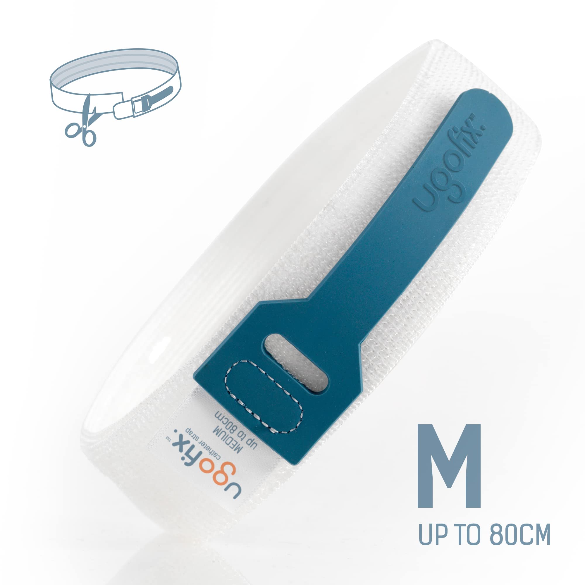 Ugo Fix Catheter Strap (x5) - Catheter Securement Retaining Strap/Catheter Holder, with Anti Slip and Irritation Silicone Grip a