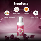 Skin Elements Intimate wash for Women (4.05 Fl Oz.) with Rose & Chamomile Water, Calendula & Aloe Vera Extracts | Prevents Itchi