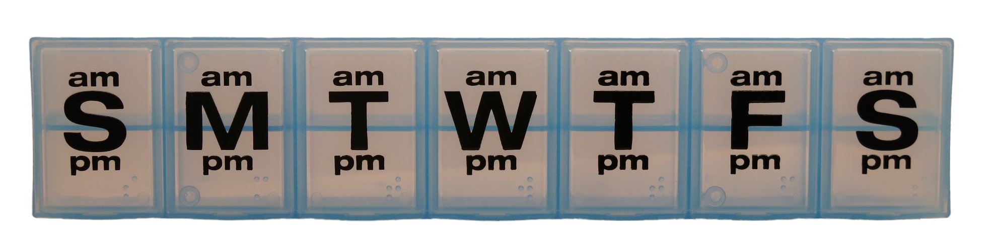 7 Day XXL Twice a Day Weekly Pill Organizer