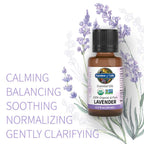 Garden of Life Essential Oils Starter Pack Lavender, Peppermint, Lemon, Tea Tree, 100% USDA Organic & Pure, Non-GMO, for Diffuse