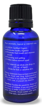 Organic Spearmint Oil by Zongle - 100% Pure Natural, Therapeutic & Food Grade for Facial Hair PCOS, Face, Facial Hair Removal, F