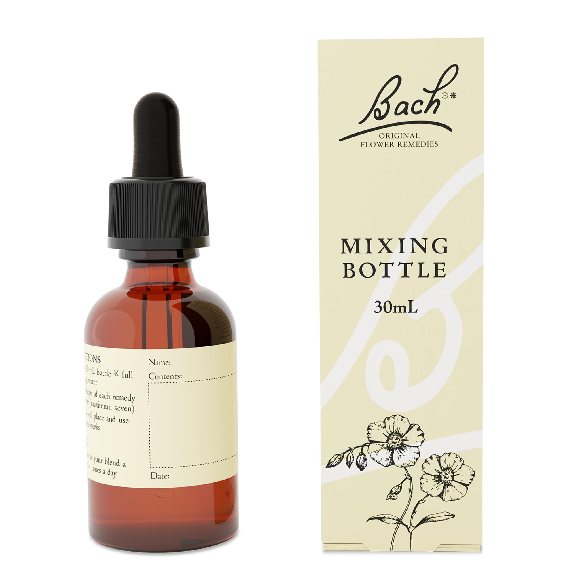 Bach Flower Remedies Mixing Bottle, 30 Fluid Ounce