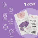 CPAP Hose Cover (6ft) - Compatible with ResMed, Fisher & Paykel and Other Tubes (Purple)