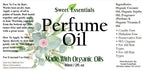 Sweet Essentials Fresh Vanilla | Fragrance/Perfume Oil | 2oz Made with Organic Oils - Spray on Perfume Oil - Alcohol & Preservat