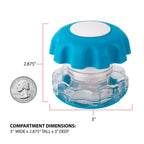 EZY DOSE Pill Crusher, Vitamins, Tablets Crusher and Grinder, Effortlessly Crushes Medications into Fine Powder, Features Storag