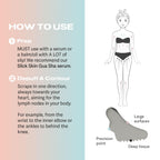 Sacheu Stainless Steel Body Gua Sha - Muscle Scraper, Fascia, Scar Tissue, Body Sculpting, Scraper Tool for Massage and Lymphati