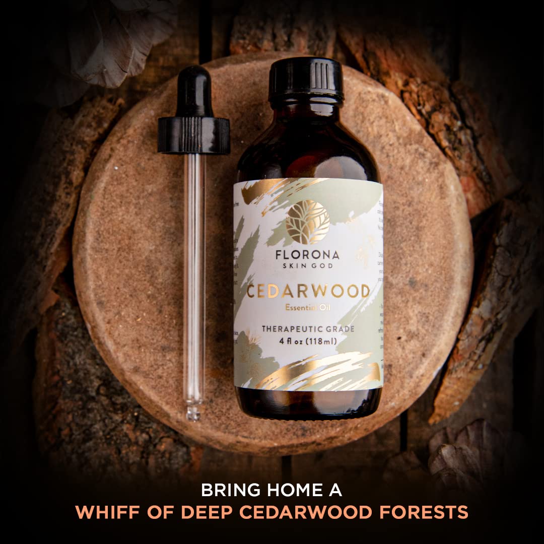 Florona Cedarwood Essential Oil 1-4 fl oz