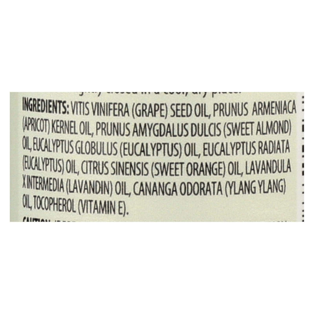 AURA CACIA Eucalyptus Massage Oil, 4 FZ