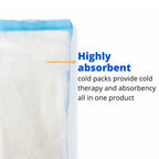 Medline Perineal Cold Packs for Postpartum Care (24 Count) Each Absorbent Pad is 4.5  x 14.25  Perfect for your After Delivery P
