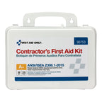 First Aid Only 25-Person Contractor First Aid Kit, White, 128 Pieces