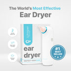 Ear Dryer | USA | Rechargable Ear Water Drying Aid with Red Light Therapy Delivers Gentle Warm Air to The Ear to Combat Annoying