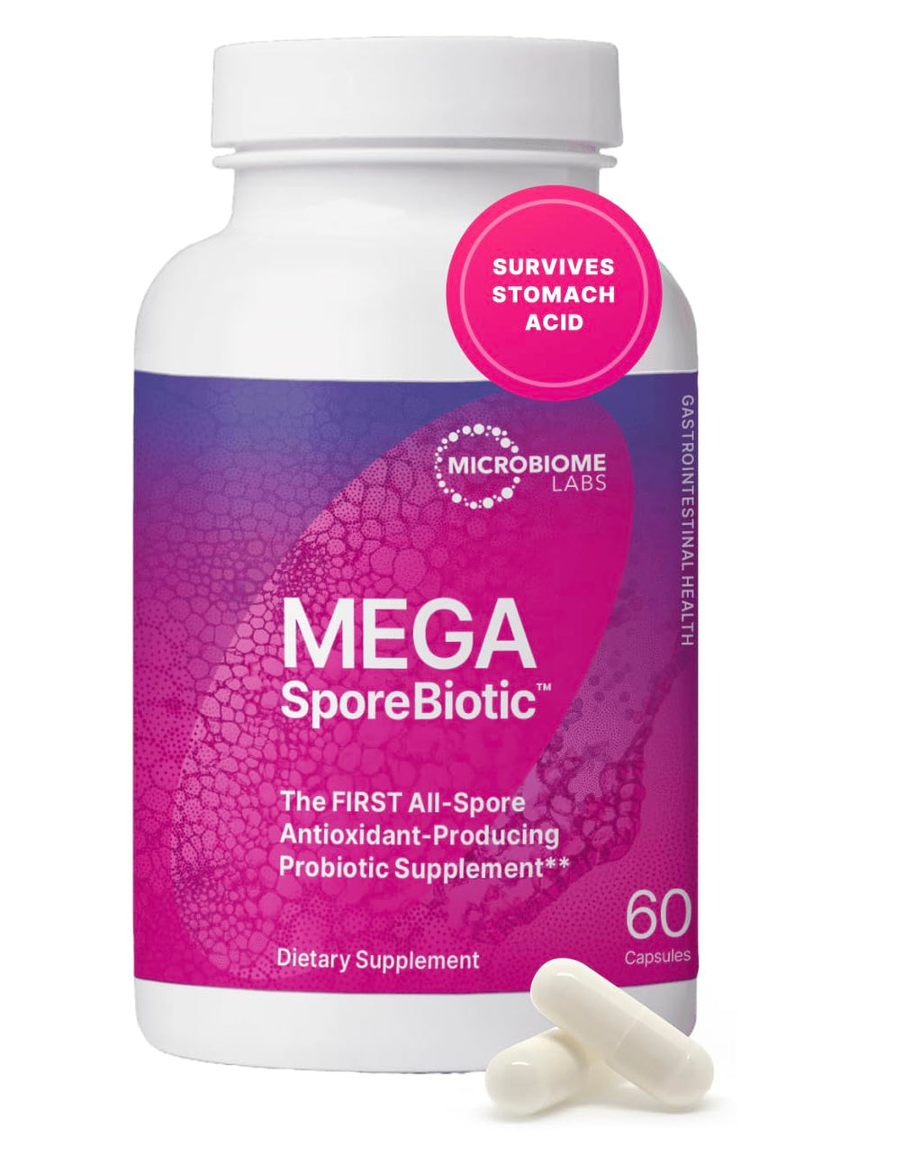 Spore-Based Probiotic for Women & Men | Shelf-Stable Digestive Support | Travel-Friendly