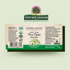 Natures Answer USDA Organic Tea Tree Essential Oil, 100% Pure | Natural Aromatherapy Oil for Diffuser/Humidifier, Steam Distille